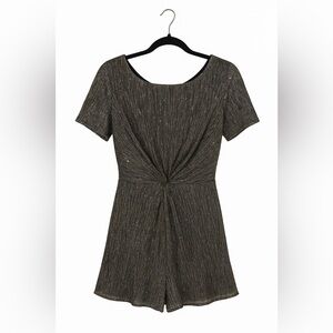 Elegant Black and Gold Women's Top